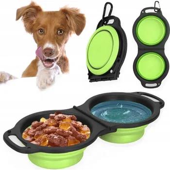 Miska pro psa Skládací (cestovní) silikonová láhev Reverse vícebarevná 1 l