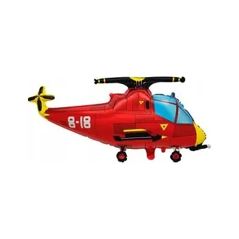 Balónek Fóliový balónek Helikoptéra 52x89 cm