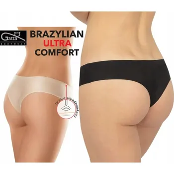 Kalhotky GATTA BRAZYLIAN ULTRA COMFORT Brazilské kalhotky KALHOTKY Černé XL