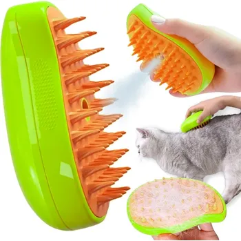 Kosmetika pro psa Parní kartáč na česání a péči o srst koček a psů, elektrický, USB