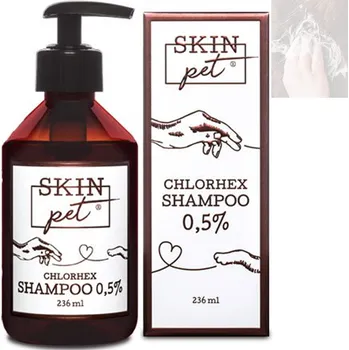 Péče o psí chrup SkinPET Chlorhex Shampoo 0,5%-antiseptický
