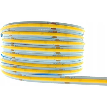 LED osvětlení LED pásek COB 480 čipů/m 24V 3000K 10W | 5m