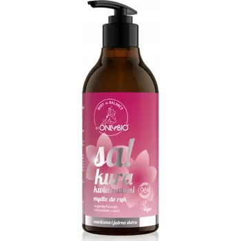 Mýdlo ONLYBIO Mýdlo na ruce Sakura Višňový Květ 400ml