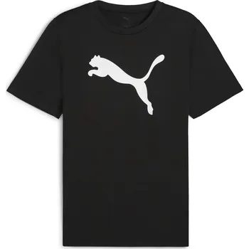 Pánské tričko Pánské Puma teamrise logo jersey cotton speed black puma white - ÚPLNÝ DOPRODEJ Velikost: XL