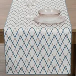 BĚHOUN NA STŮL INES1 40X180 CM VZOROVANÝ