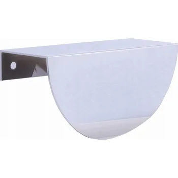 Nábytkové kování Nábytková úchytka hranová PŮLKOL UA01 loft chrom lesk 14,8 cm 128/148