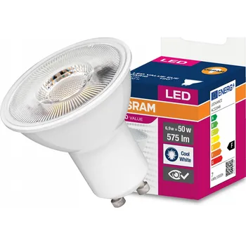 Žárovka Osram LED žárovka GU10 6,9W (ekvivalent 80W) 575lm 4000K, 120°
