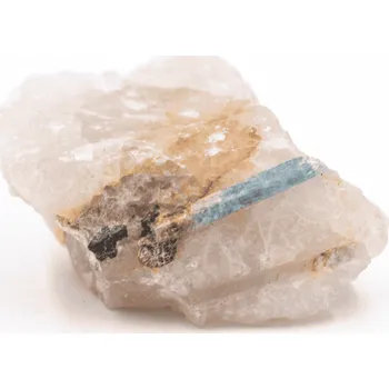 Milujeme Kameny Akvamarín modrý v křišťálu - surový kámen VK16 522980