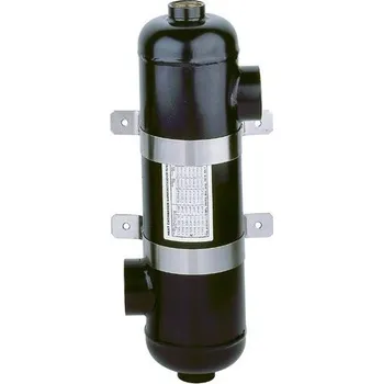 Ohřev bazénu Tepelný výměník OVB 130 38kW do cca 40 m3 vody v bazénu.