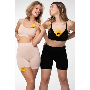 Dámské kalhoty BAMBUSOVÉ ŠORTKY BERMUDY černá XL