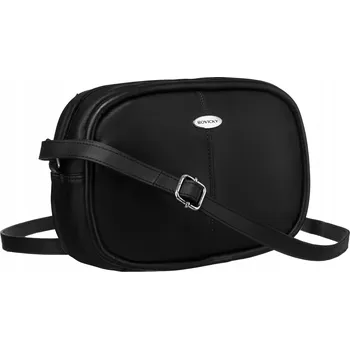 Kabelka Rovicky kabelka přes rameno z pravé kůže černá