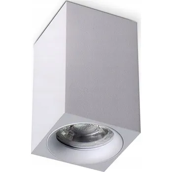 Bodové svítidlo Čtvercové bodové svítidlo Kobi bílé