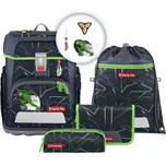 Step by Step Školní aktovka CLOUD pro prvňáčky - 5-dílný set - Ninja Kimo + Blikačka Step by Step jako dárek