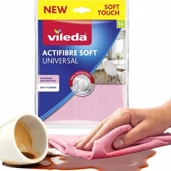 Utěrka UTĚRKA Z MIKROVLÁKNA MIKROFIBER RŮŽOVÁ