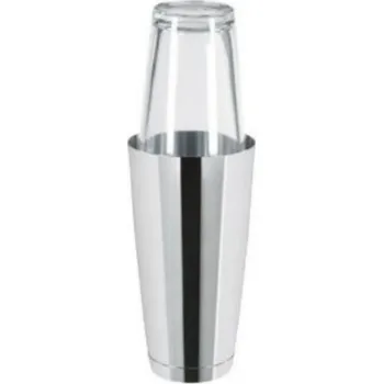 Shaker BarEq | Shaker Boston se sklem - objem 0,83 l (Boston shaker se sklem)