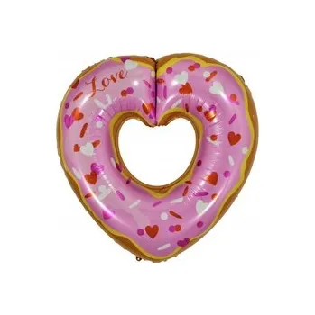 Balónek Fóliový balónek Kobliha Srdce (74 cm * 75 cm)