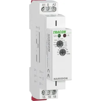 Relé Tracon Electric jednofunkční časové relé (zpožděný přítah), NARIDON