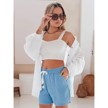 Dámské kraťasy Dámské kraťasy DSTREET NOT TOMORROW MODRÁ L