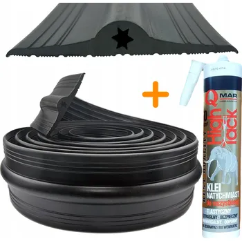 Obraz Těsnění GUMOTEST 13 mm x 7,5 cm x 250 cm černé