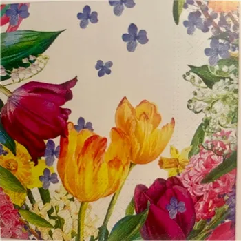 Papírový ubrousek Ubrousek DEKORAČNÍ čtverec papírový 33cmx33cm TETEaTETE