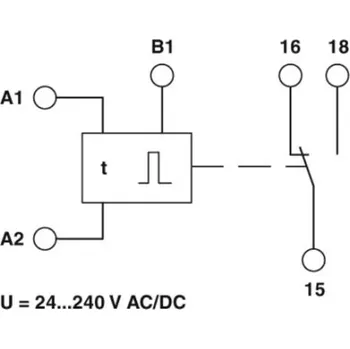 Relé Phoenix Contact ETD-BL-1T-230-PT 2905814 časové relé, 1 ks