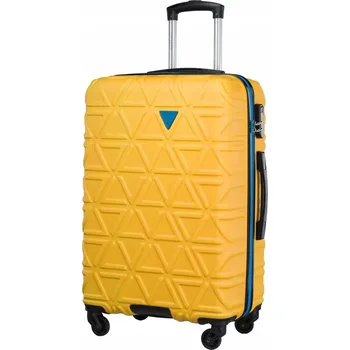 Cestovní Kufr Střední Velikosti na Kolečkách Tvrdý ABS PUCCINI Žlutý ABS018B-6