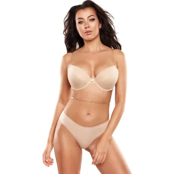 Dámská erotická podprsenka Podprsenka Basic V-5791 béžová - Axami 80E