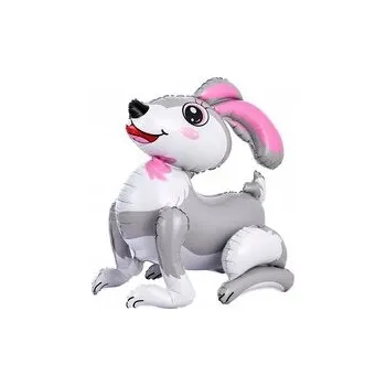 Balónek Fóliový balónek stojící 3D Králík (60 cm)