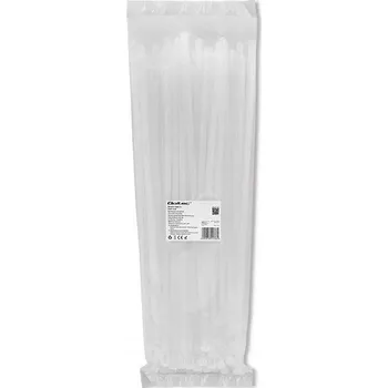 Stahovací páska Qoltec Stahovací pásky opakovaně použitelné / stahovací pásky 7.2 * 400 mm, 100 kusů!