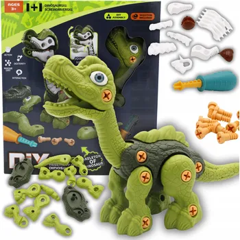 ostatní stavebnice STAVEBNICE DIY DINOSAURUS K SESTAVENÍ ŠROUBOVÁNÍ KOSTRA KREATIVNÍ