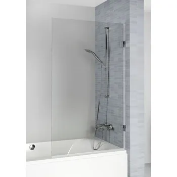 Vanová zástěna Riho Scandic vanová zástěna 65 cm jednodílný černá matný/čiré sklo G001136121