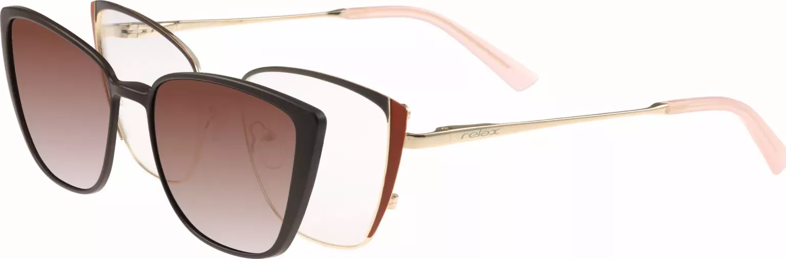 Dioptrické brýle Relax Lara RM158C1 + polarizační klip