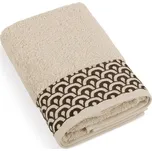 Froté ručník a osuška kolekce Krajka Béžová 50x100 cm