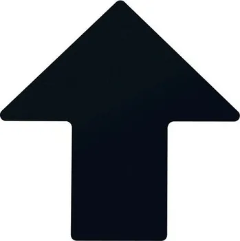 Podlahové značení - Šipky, 101,6 x 254 mm, 100 ks v balení, černé