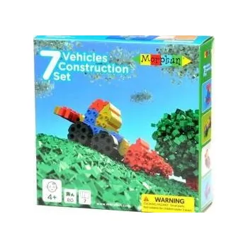 ostatní stavebnice Stavebnice Morphun 7 Vozidel Box 80 dílů