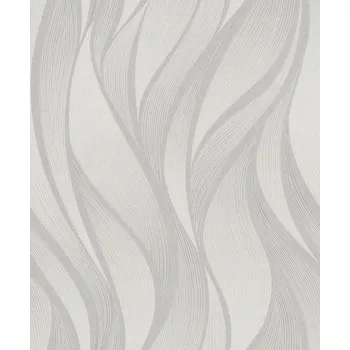 Tapeta Vinylová tapeta na zeď vlny proužky ecru