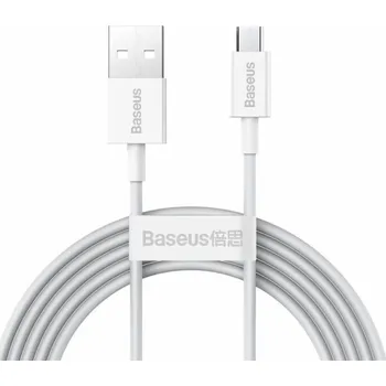 Datový kabel Kabel USB Baseus kabel USB pro Micro Baseus Superior Series, 2A, 2M (bílá)