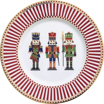 Talíř MALÝ TALÍŘ S LOUSKÁČKEM (Vánoční malý talíř s motivem louskáčka)