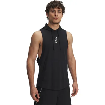 Pánská mikina Pánská mikina přes hlavu Under Armour PJT RCK SNAKE SL HD černá 1389987-001 - XXL | UK 14 | US 15