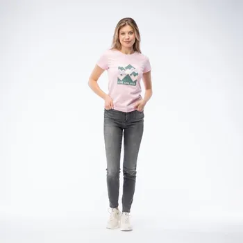 Dámské tričko Hi-Tec Lady Aldys dámské tričko Barva: light pink, Velikost: XL