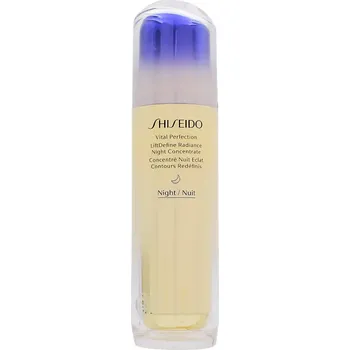Pleťové sérum Shiseido Vital Perfection LiftDefine Radiance Night Concentrate noční sérum s liftingovým efektem 80 ml + Prodloužená možnost vrácení zboží do 30 dnů.