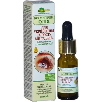 Kosmetický olej pro posílení a růst řas a obočí, Adverso 10 ml