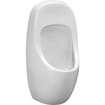 Pisoár LAUFEN TAMARO - odsávací urinál rimless se senzorem, bez otvorů pro poklop, vnitřní přívod vody DN50, antivandal. Bateriové napájení (9 V) včetně Bluetooth modulu, H8411240004011, s přípojením na odpad průměr 50 mm