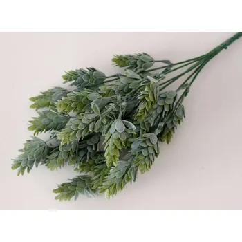 umělá květina Umělé květiny - Chmel BÍLO-ZELENÝ