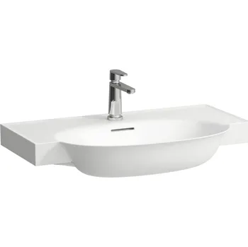 LAUFEN THE NEW CLASSIC - umyvadlo do nábytku (H813855) Barva: Bílá LCC (Laufen Clean Coat), Provedení: bez přepadu, s 1 otvorem pro baterii