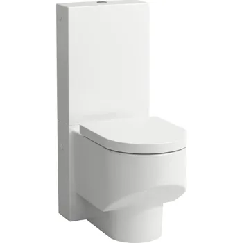 Klozet LAUFEN SONAR - SET stojícího WC a stojící nádrže, spodní přívod vody, vlevo, H6003430009833, úsporné splachování Dual Flush, s vnitřní nádržkou proti orosení, připojení vody 1/2" spodní vlevo