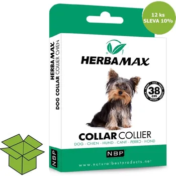 Antiparazitikum pro psa Herba Max Collar Dog repelentní obojek, pes 38 cm (12 ks) SLEVA 10 %