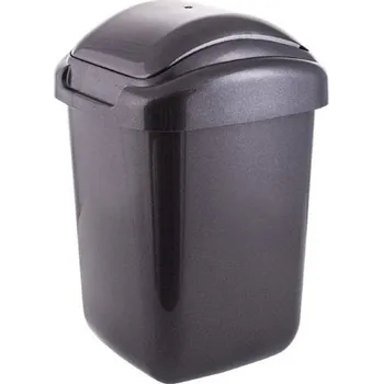 Odpadkový koš Plastový odpadkový koš STANDARD 50 l - černý