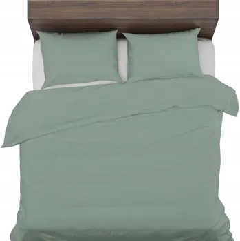 Povlečení Antialergické Povlečení 140x240+1x50x70 100% přírodní Bavlna olivová