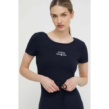 Tričko Guess NYRA tmavomodrá barva, V4GP03 KBCO2 V4GP03.KBCO2 59X, vel. L